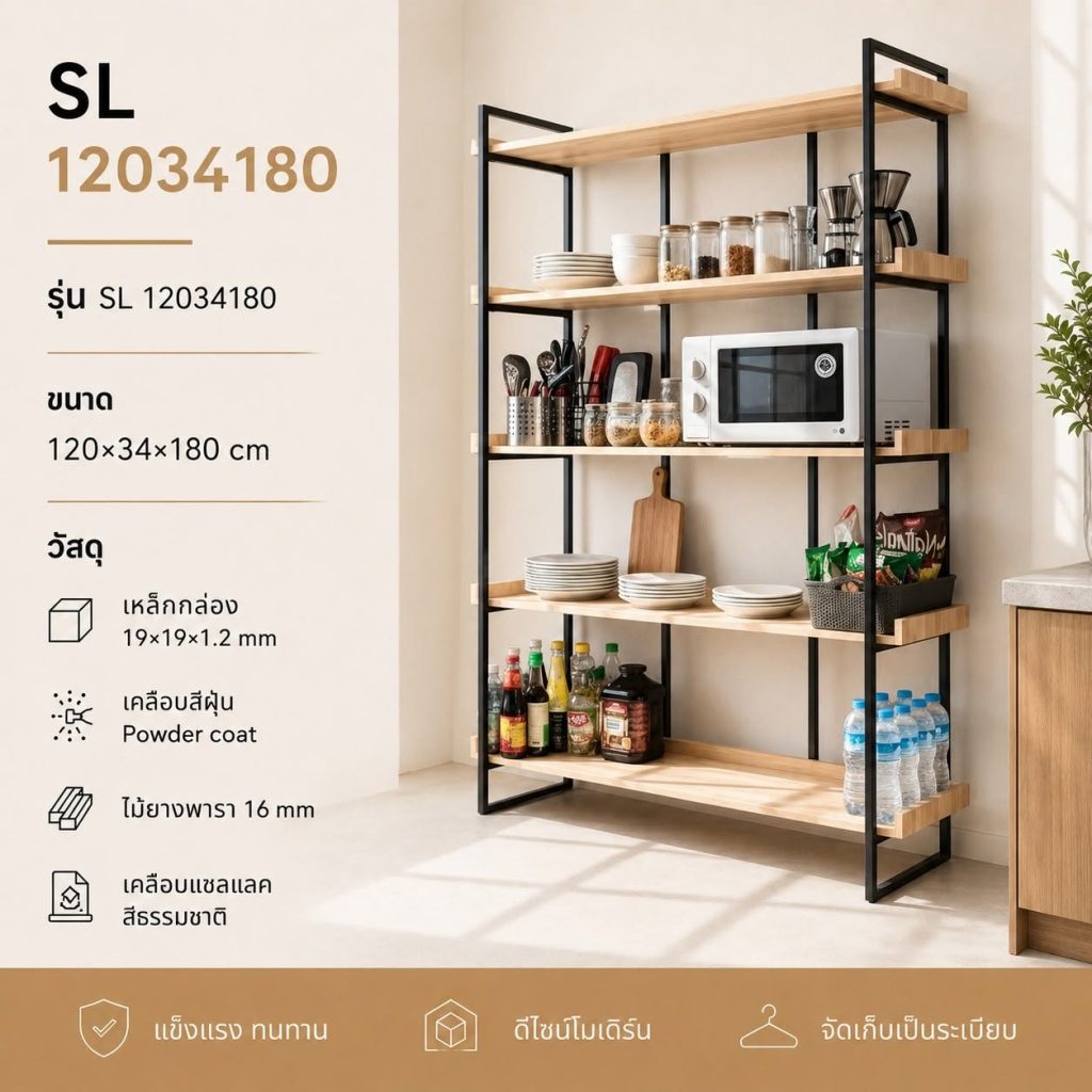 ชั้นวางของ Shelf SL 12034180