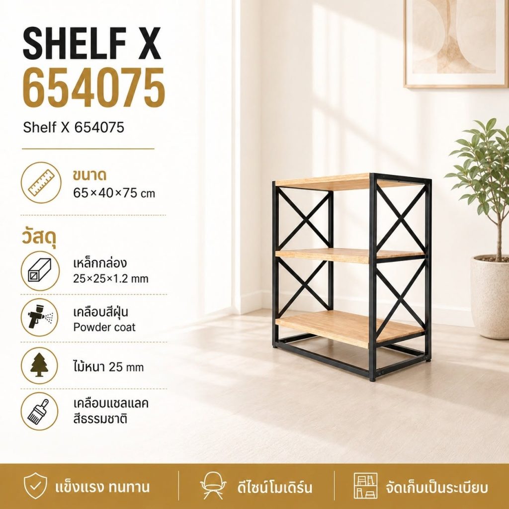 ชั้นวางของ Shelf X 654075
